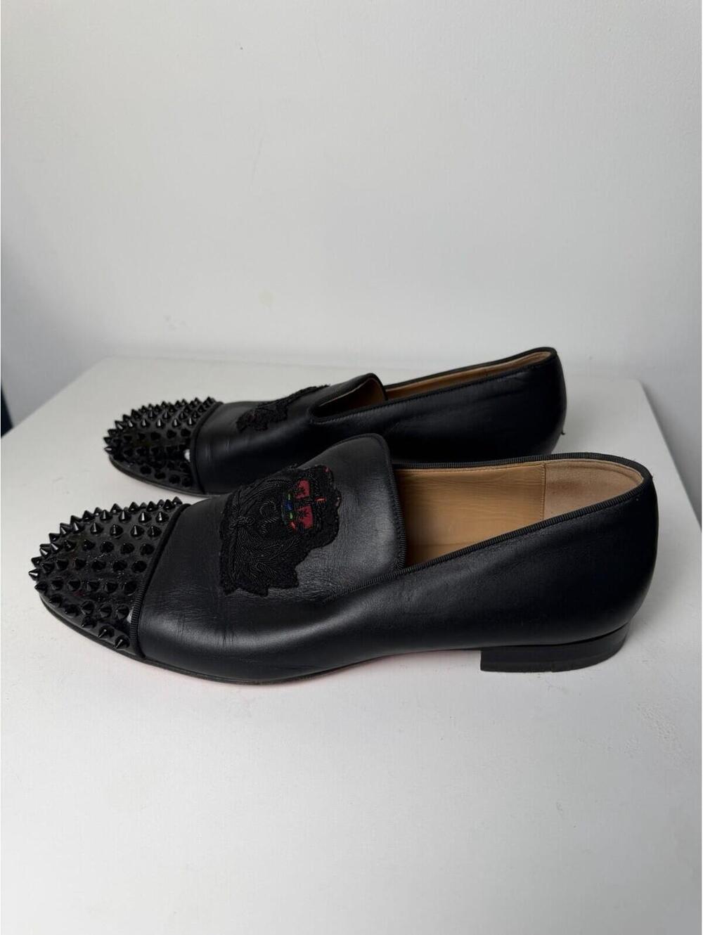 Christian Louboutin Dandelion Spikes Loafers Sz 43.5 US 10.5